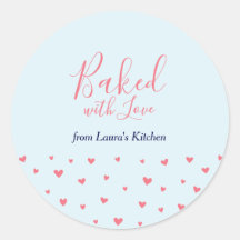 Einfache Niedliche Herzen gebacken mit Liebe-Aufkl