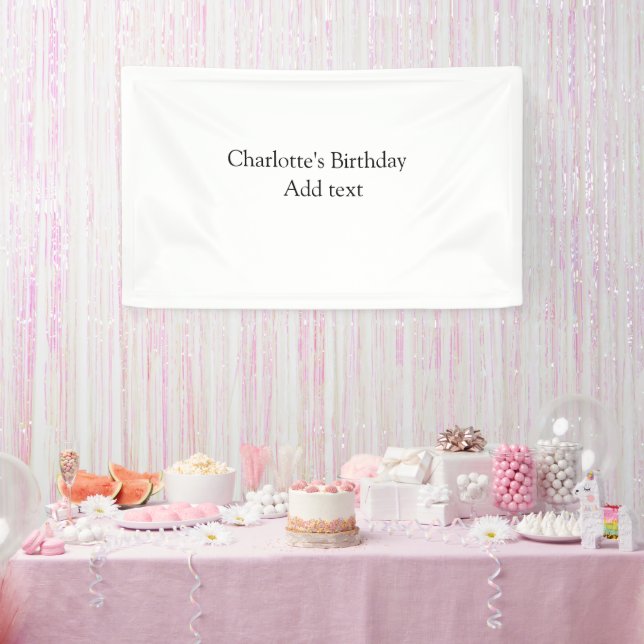 Einfache niedliche Kleinkinder mit minimaler Kinde Banner (Party)