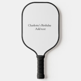 Einfache niedliche Kleinkinder mit minimaler Kinde Pickleball Schläger