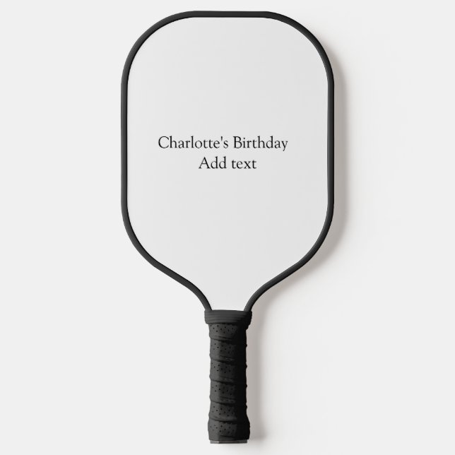 Einfache niedliche Kleinkinder mit minimaler Kinde Pickleball Schläger (Vorderseite)