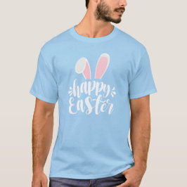 Einfache Niedliche Ohren glücklich Ostern | T-Shir T-Shirt