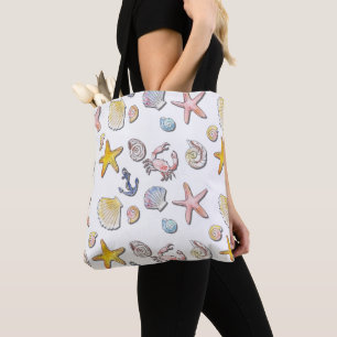 Einfache Niedliche Strandgestaltung Tasche