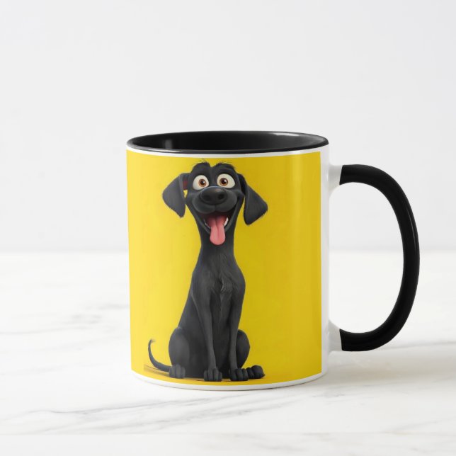 Einfache Niedliche Tasse für Hunde - Ein Geschenk  (Rechts)