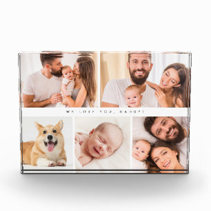 Einfache Niedliche Wir Liebe Sie Papdy Foto Collag