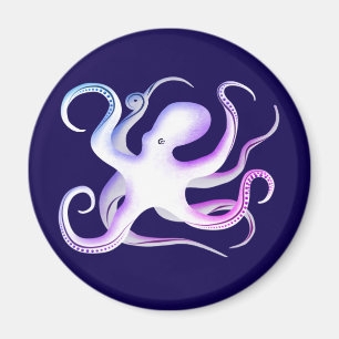 Einfache Octopus Art Magnet
