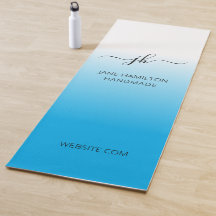 Einfache Ombre Blau Personalisiert
