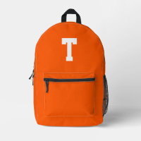 Einfache Orange Monogramm