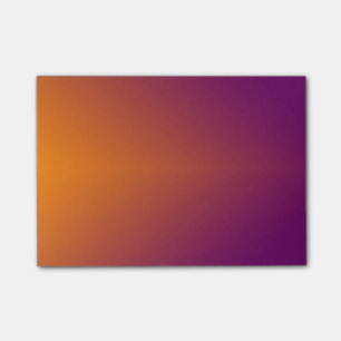 Einfache Orange zu Lila Post-it Klebezettel