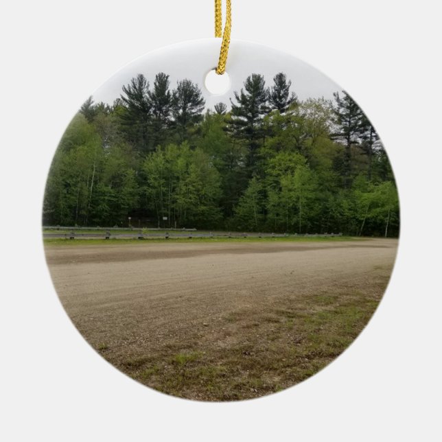 Einfache Orte Keramik Ornament (Vorne)