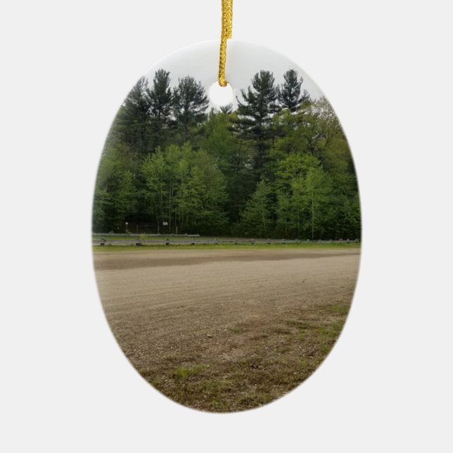 Einfache Orte Keramik Ornament (Vorne)