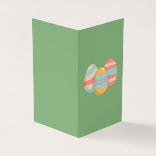 Einfache Ostereier-Packung mit 25 Minikarten