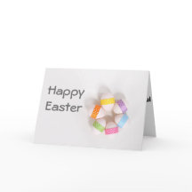 Einfache Ostern-Karte