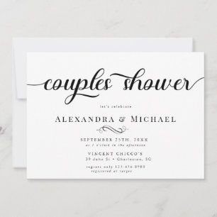 Einfache Paardusche Einladung