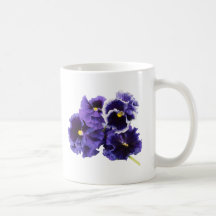 Einfache Pansy-Tasse - kein Text