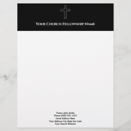 Einfache Pasta Schwarz-weiße Kontur Briefbogen