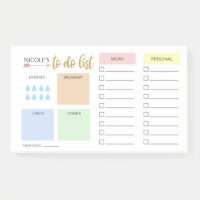 Einfache Pastel Daily Organisator