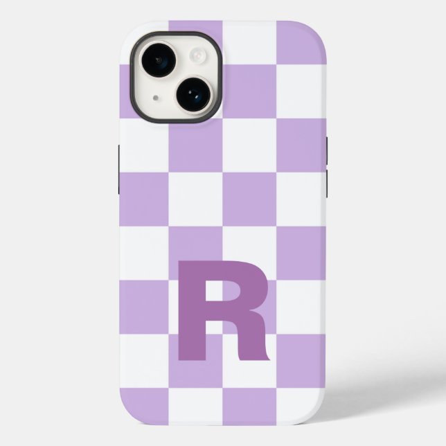 Einfache Pastell-Lila Lilac-Karton Case-Mate iPhone 14 Hülle (Rückseite)