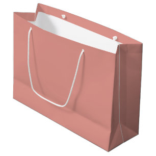 Einfache pastellene Flamingo-Rosa-Farbe Große Geschenktüte