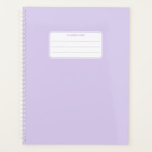 Einfache Pastellfarbe Minimalistischer Jahresplane Planer