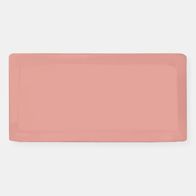 Einfache pastellrosa Flamingo-Farbe Banner (Horizontal)