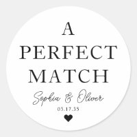 Einfache, PERFEKTE Übereinstimmung Herz Hochzeit M