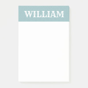 Einfache personalisierte Bezeichnung  Post-it Klebezettel