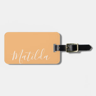 Einfache Personalisierte Farbbezeichnung Gepäckanhänger