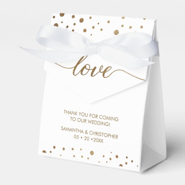 Einfache Personalisierte Liebe Geschenkschachtel (Vorderseite)