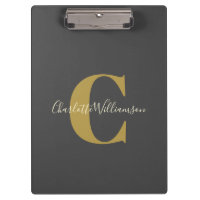 Einfache Personalisierte Monogramm und Name in Sch