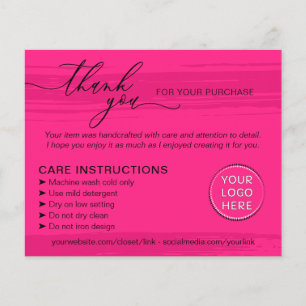 Einfache Pink Store Anleitungen für kleine Unterne Flyer