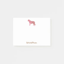 Einfache Pink Tiger Script Personalisiert Stationi