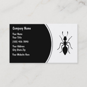 Einfache Plage-Kontrollen-Geschäfts-Karten Visitenkarte