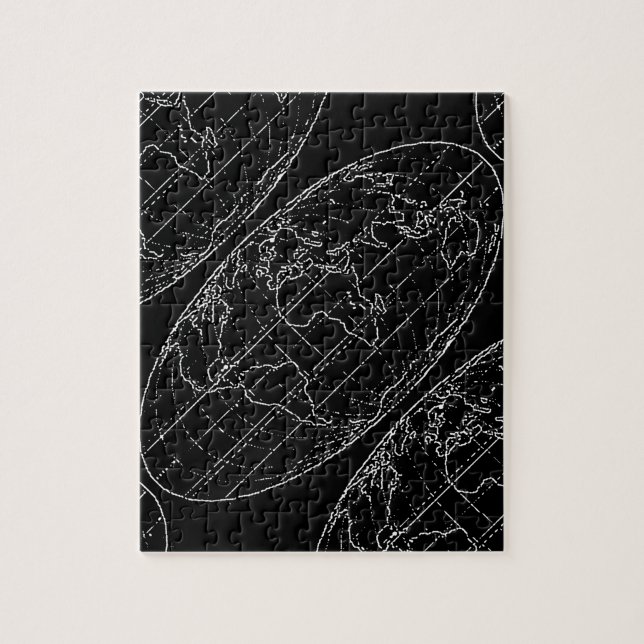 einfache Planisphäre/Karten (Vertikal)