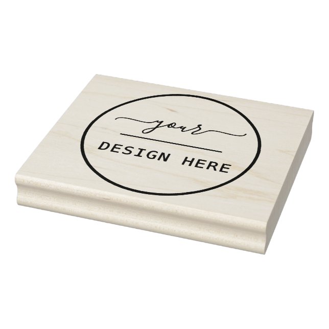 Einfache Platzierung von Logos für große Briefmark Gummistempel (Stempel)