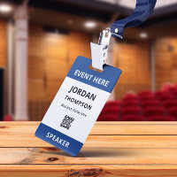 Einfache praktische, dunkelblaue QR-Code-Ereignis-