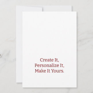 Einfache professionelle 5" x 7" Hochzeitseinladung Einladung