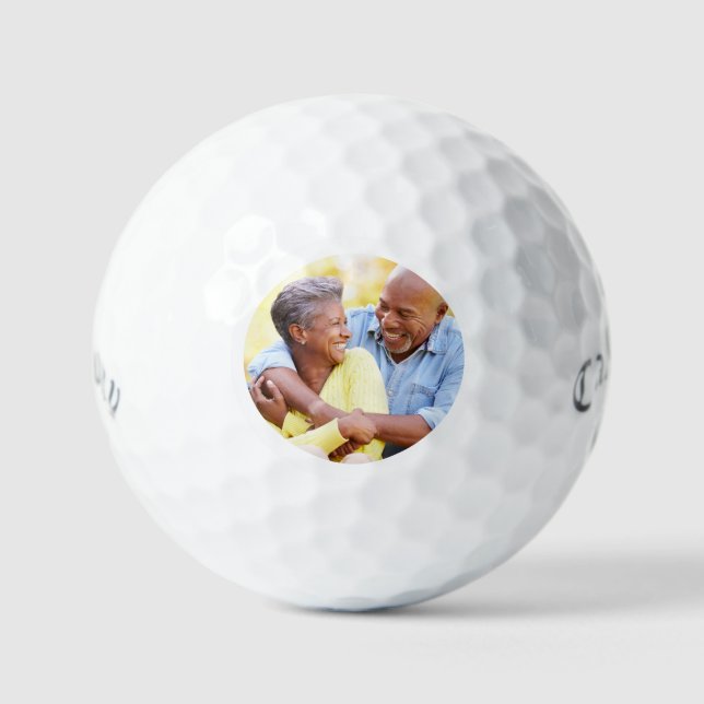 Einfache professionelle Foto-Golfbälle Golfball (Vorderseite)
