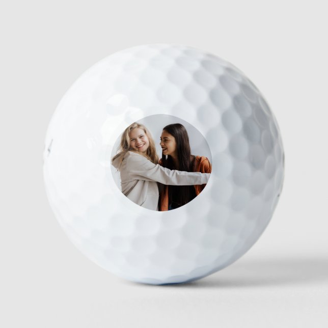Einfache professionelle Foto-Golfbälle Golfball (Vorderseite)