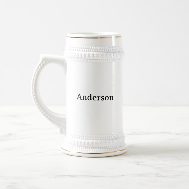 Einfache professionelle Geschäftslösung Bierglas (Links)