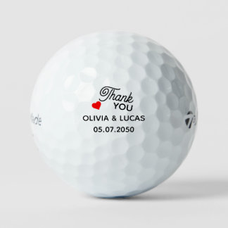 Einfache professionelle Hochzeit Golfball
