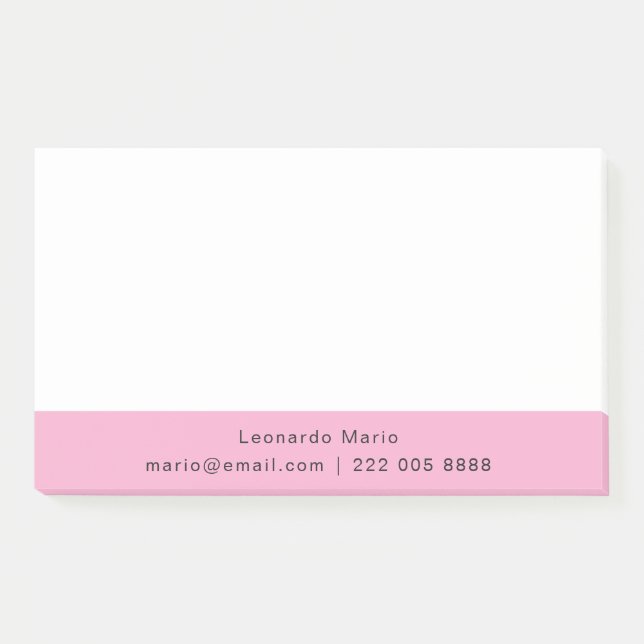 Einfache professionelle Reinigung Post-it Klebezettel (Vorderseite)