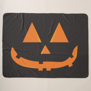 Einfache Pumpkin-Kürbislaterne Sherpadecke