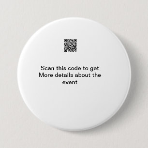 Einfache Q R-Code-Scan-Business-Ereignisvorlage Button