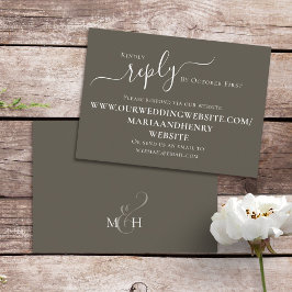 Einfache QR Code UAWG Online Neutral Brown einfach Begleitkarte