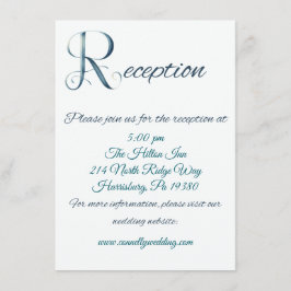 Einfache R-Empfangskarte Begleitkarte