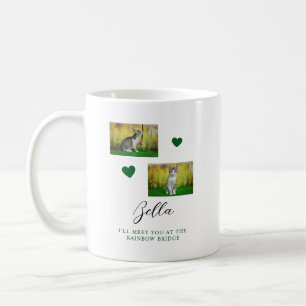 Einfache Rainbow Bridge Cat Memorial Kaffeetasse