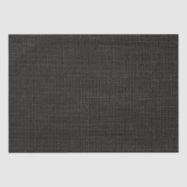 Einfache realistische Burlap Rustikal Black Grau K Seidenpapier