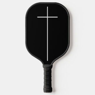 Einfache religiöse Kreuzigung Christlich katholisc Pickleball Schläger