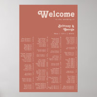 Einfache Retro-Vibes | Alte Rose Alphabetische Sit