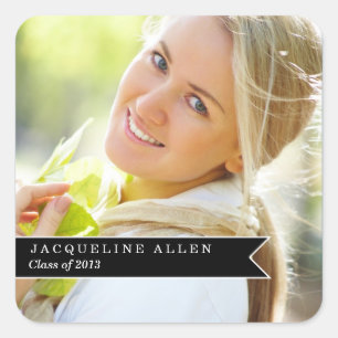 Einfache Ribbon-Abschluss bevorzugen Sticker